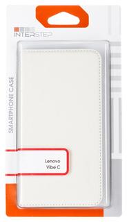 Чехол-книжка Чехол-книжка InterStep Vibe для Lenovo Vibe C A2020 (белый)