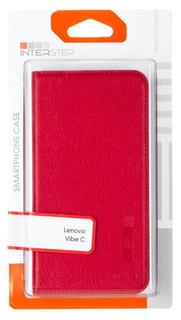 Чехол-книжка Чехол-книжка InterStep Vibe для Lenovo Vibe C A2020 (красный)