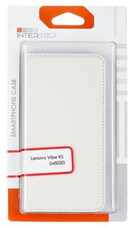 Чехол-книжка Чехол-книжка InterStep Vibe для Lenovo Vibe K5 A6020 (белый)
