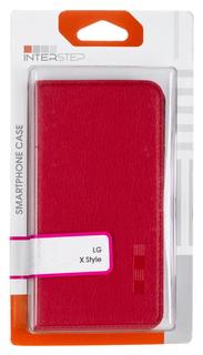 Чехол-книжка Чехол-книжка InterStep Vibe для LG X Style (красный)