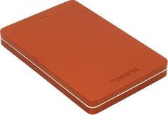 Внешний жесткий диск Toshiba Canvio Alu 500GB 2.5" (красный)