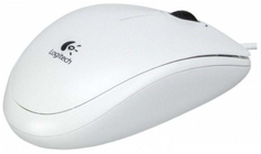 Мышь Logitech Optical Mouse B100 (белый)