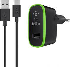 Сетевое зарядное устройство Сетевое зарядное устройство Belkin F7U001vf06 USB Type-C 2.1А (черный)