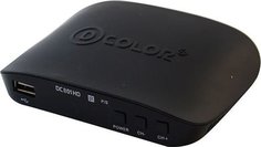 Ресивер DVB-T2 D-Color DC801HD (черный)