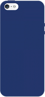 Клип-кейс Клип-кейс Deppa Gel Air для Apple iPhone SE/5/5S (синий)