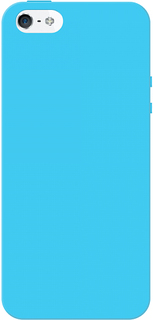 Клип-кейс Клип-кейс Deppa Gel Air для Apple iPhone SE/5/5S (голубой)