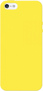 Клип-кейс Клип-кейс Deppa Gel Air для Apple iPhone SE/5/5S (желтый)