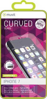 Защитное стекло Защитное стекло Muvit 3D Curved для Apple iPhone 7