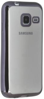 Клип-кейс Клип-кейс Ibox Blaze для Samsung Galaxy J1 Mini черная рамка (прозрачный)