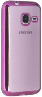 Клип-кейс Клип-кейс Ibox Blaze для Samsung Galaxy J1 Mini розовая рамка (прозрачный)