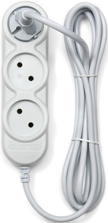 Удлинитель Power Cube PC-Y-1-05-1.5 1.5м (серый)