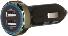 Автомобильное зарядное устройство Автомобильное зарядное устройство Hama Dual 00014128 (черный)