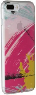 Клип-кейс Клип-кейс Deppa Art Strips для Apple iPhone 7 Plus/8 Plus рисунок "Кисть" (прозрачный с рисунком)