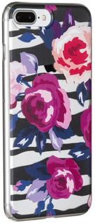 Клип-кейс Клип-кейс Deppa Art Flowers для Apple iPhone 7 Plus/8 Plus рисунок "Розы" (прозрачный с рисунком)