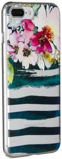 Клип-кейс Клип-кейс Deppa Art Flowers для Apple iPhone 7 Plus/8 Plus рисунок "Акварель" (прозрачный с рисунком)