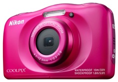 Цифровой фотоаппарат Nikon Coolpix W100 с рюкзаком (розовый)