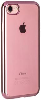 Клип-кейс Клип-кейс Ibox Blaze для Apple iPhone 7/8 розовая рамка (прозрачный)