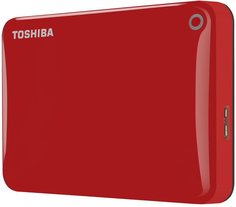 Внешний жесткий диск Toshiba Canvio Connect II 1Tb 2.5" (красный)