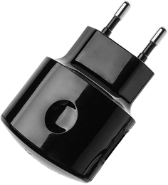 Сетевое зарядное устройство Сетевое зарядное устройство Vertex  Slim Line USB 1.2A (черный)