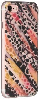 Клип-кейс Клип-кейс Deppa Art Animal Print для Apple iPhone 7/8 рисунок "Жираф" (разноцветный)