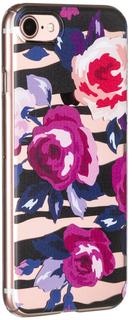 Клип-кейс Клип-кейс Deppa Art Flowers для Apple iPhone 7/8 рисунок "Розы" (прозрачный с рисунком)
