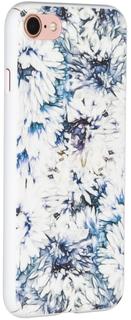 Клип-кейс Клип-кейс Deppa Art Flowers для Apple iPhone 7/8 рисунок "Хризантемы" (белый с рисунком)