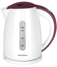Электрочайник Supra KES-1704 (бело-бордовый)