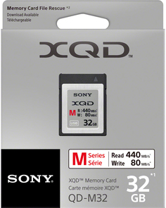 Карта памяти Sony XQD 32Gb M series