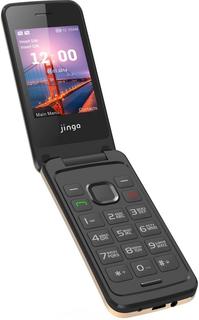 Мобильный телефон Jinga Simple F510 (золотистый)