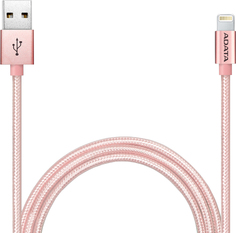 Кабель A-Data AMFIAL USB-Apple 8pin MFI 1м в оплетке (розовое золото)