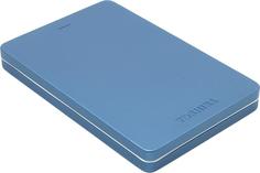 Внешний жесткий диск Toshiba Canvio Alu 1Tb 2.5" (синий)