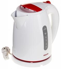 Электрочайник Philips HD4646/40 (бело-красный)