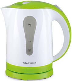 Электрочайник Starwind SKP2215 (бело-зеленый)
