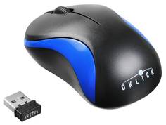 Мышь Oklick 605SW (черно-синий)