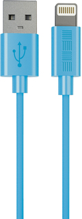 Кабель InterStep USB-Apple 8pin MFI 1м (голубой)