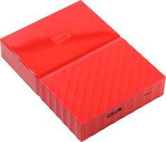 Внешний жесткий диск WD My Passport 3TB 2.5" (красный)