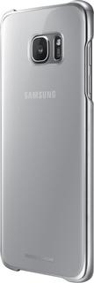 Клип-кейс Клип-кейс Samsung Clear Cover для Galaxy S7 Edge  (серебристый)