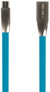 Кабель Red Line Smart microUSB 1м (синий)