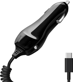 Автомобильное зарядное устройство Автомобильное зарядное устройство Deppa Classic USB-C 2.1A (черный)