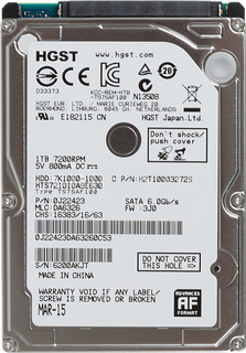 Жесткий диск HGST Travelstar 7K1000 1TB 2.5"