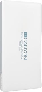 Портативное зарядное устройство Canyon CNS-TPBP10 10000 мАч (белый)