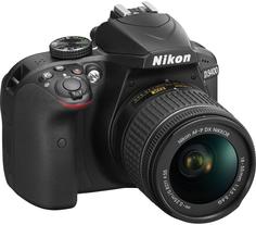 Зеркальный фотоаппарат Nikon D3400 kit 18-55mm AF-P (черный)