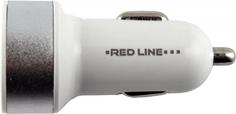 Автомобильное зарядное устройство Автомобильное зарядное устройство Red Line C19 (серебристо-белый)