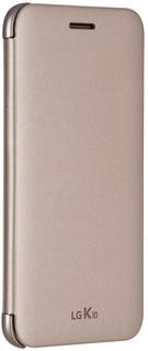 Чехол-книжка Чехол-книжка LG CFV-290 для LG K10 (2017) (золотистый)