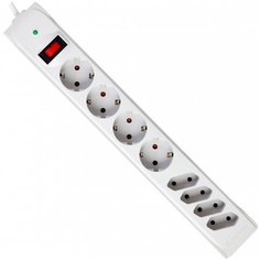 Сетевой фильтр Defender DFS 303 (белый)