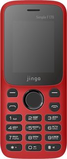 Мобильный телефон Jinga Simple F170 (красно-черный)