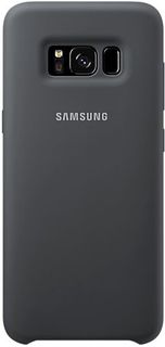 Клип-кейс Клип-кейс Samsung Silicone Cover для Galaxy S8 (темно-серый)
