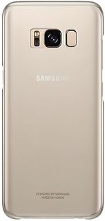 Клип-кейс Клип-кейс Samsung Clear Cover для Galaxy S8 (золотистый)