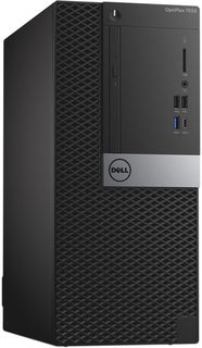 Системный блок Dell Optiplex 7050-8329 MT (черно-серебристый)