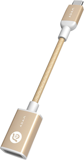Адаптер ADAM Elements Casa F13 USB-C to USB-A (золотой)